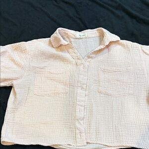 Love Notes Light Pink Crop Top